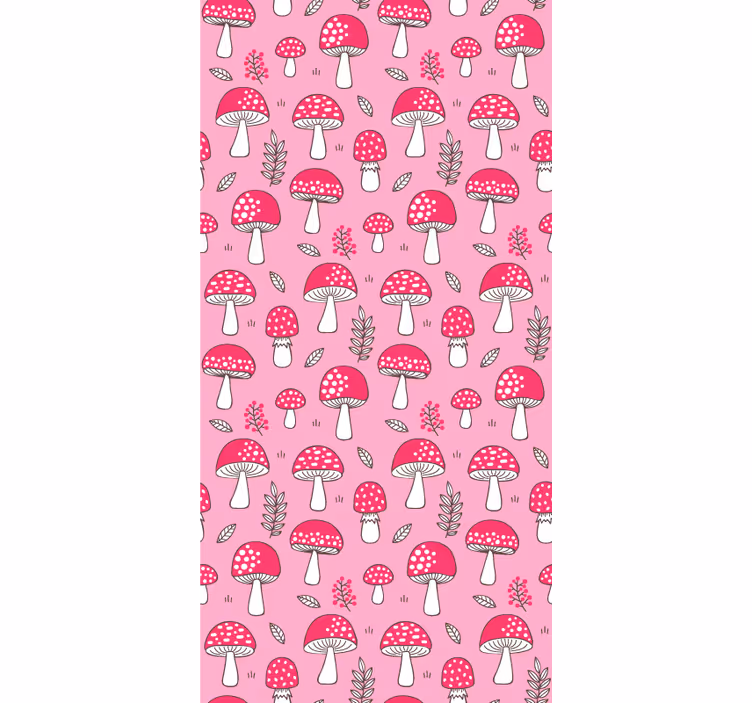Rollo Fenster Blumen pilzmuster - TenStickers