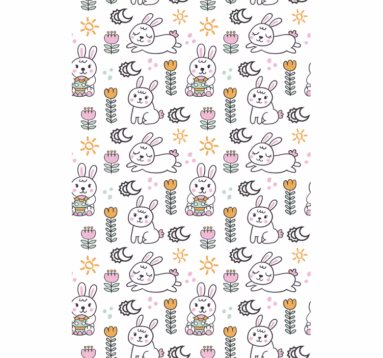 Rollo fenster weitere tiere osterhasen-motiv - TenStickers