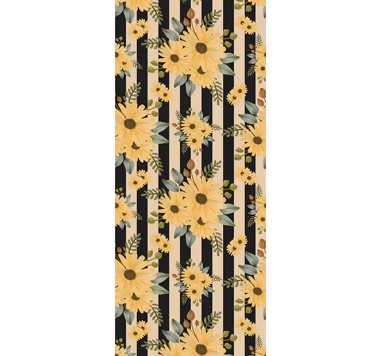 Rollo Fenster Blumen sonnenblumen-blumenmotiv - TenStickers