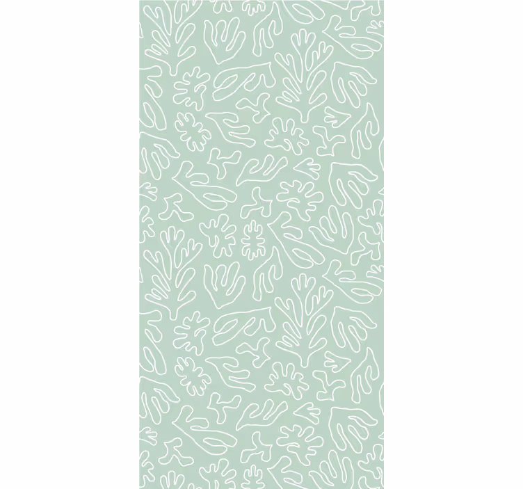 Rollo Fenster Blumen stilvolle pflanzenmuster - TenStickers