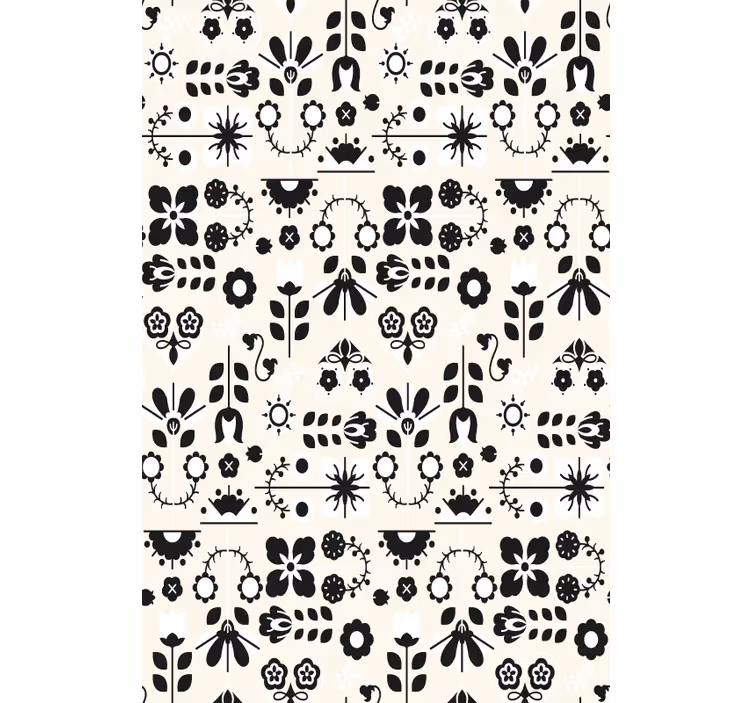 Rollo Fenster Blumen bezaubernde blumenmuster - TenStickers