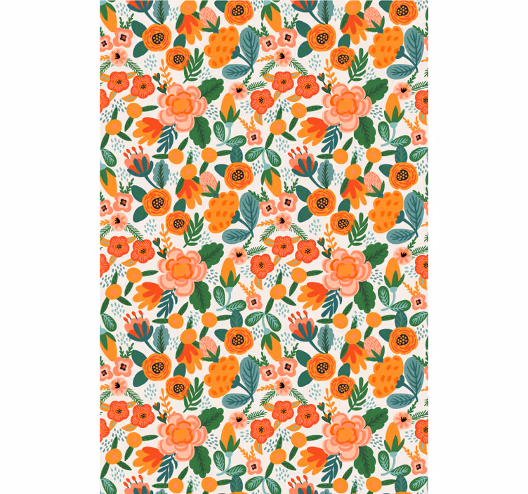 Rollo Fenster Blumen blumenarrangement-design - TenStickers
