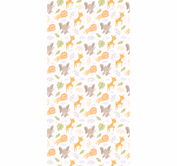 Rollo Fenster Babyzimmer baby-tiermuster - TenStickers