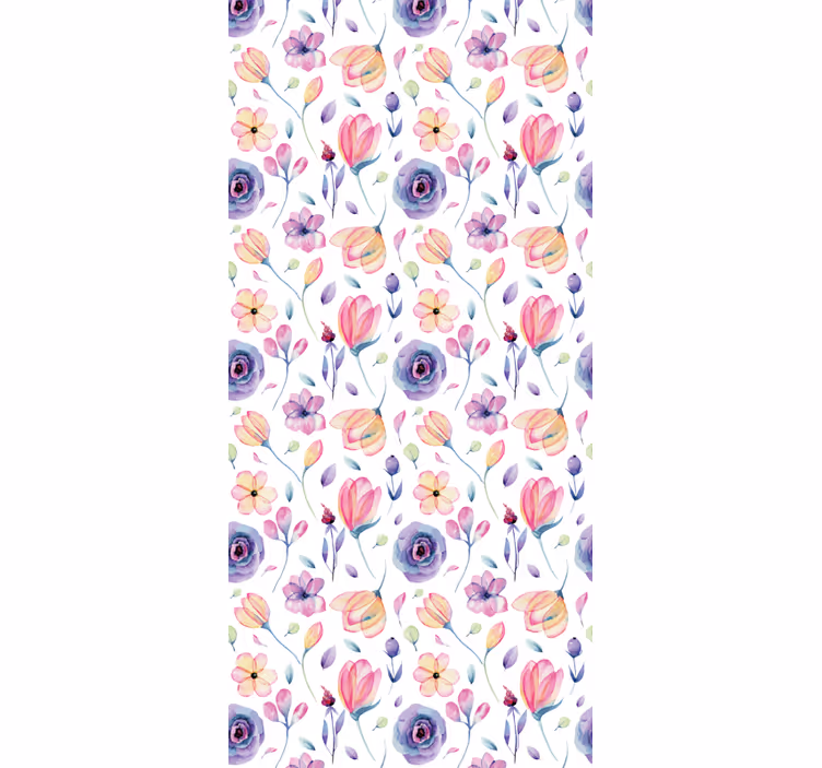 Rollo fenster blumen im floralen straußdesign - TenStickers