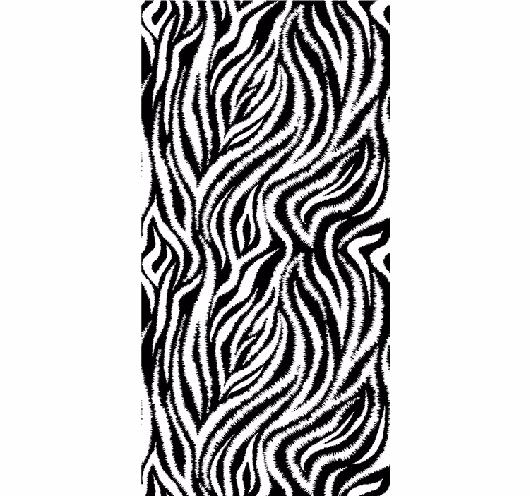 Rollo Fenster weitere Tiere zebrastreifen-konzept - TenStickers