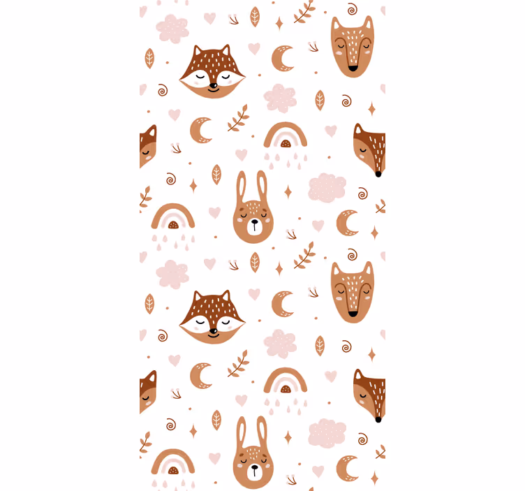 Rollo Fenster weitere Tiere waldbewohner - TenStickers