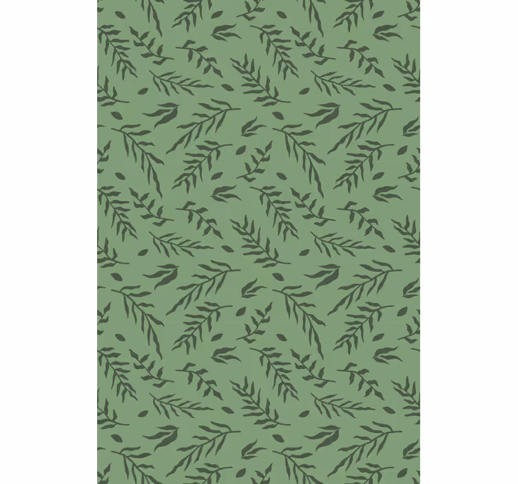 Rollo Fenster Blumen blattmusterdetail - TenStickers