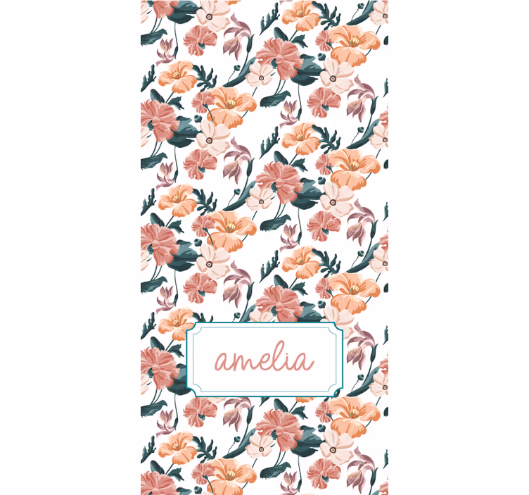 Rollo Fenster Blumen elegantes frühlingsdesign - TenStickers