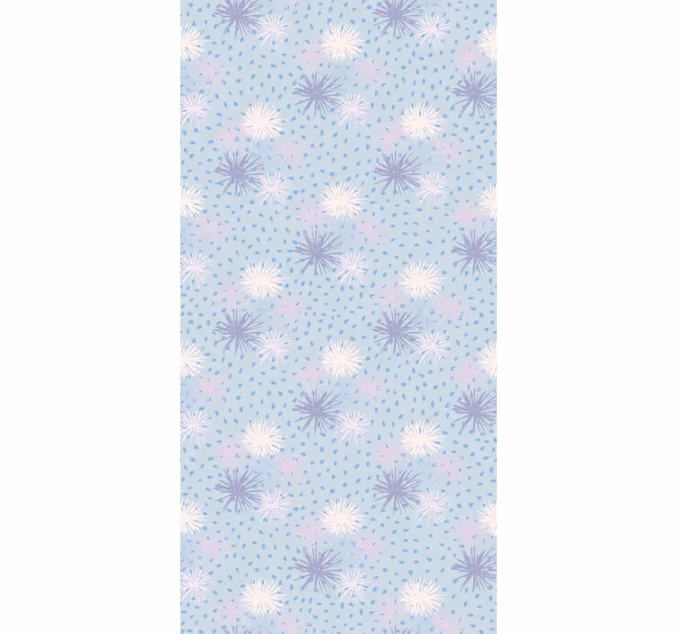 Rollo fenster blumen im floralen burst-muster - TenStickers