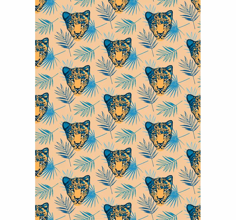 Rollo Fenster Tiere leopardenkopfmuster - TenStickers