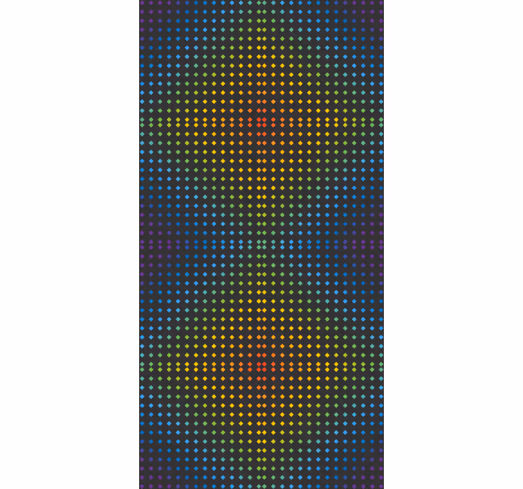 rollo mit Textur und Muster Regenbogenmosaikhintergrund mit Farb - TenStickers