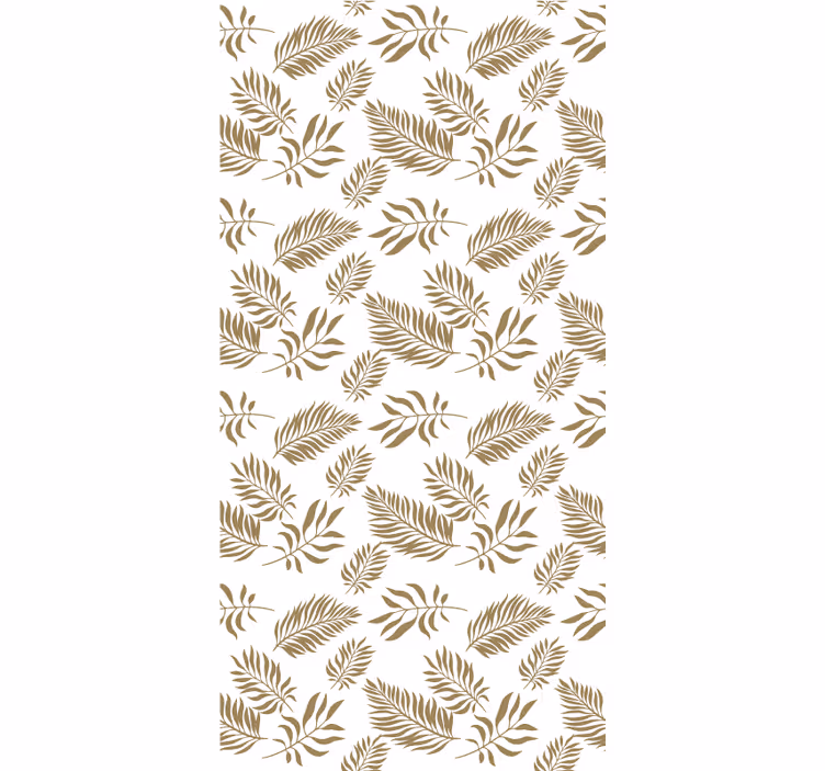 Rollo Fenster Blumen anmutiges blattmotiv - TenStickers