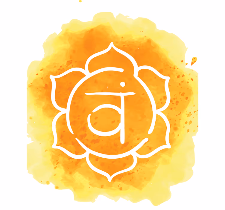 Rollo Zen Schönes sakralchakra-symbol - TenStickers