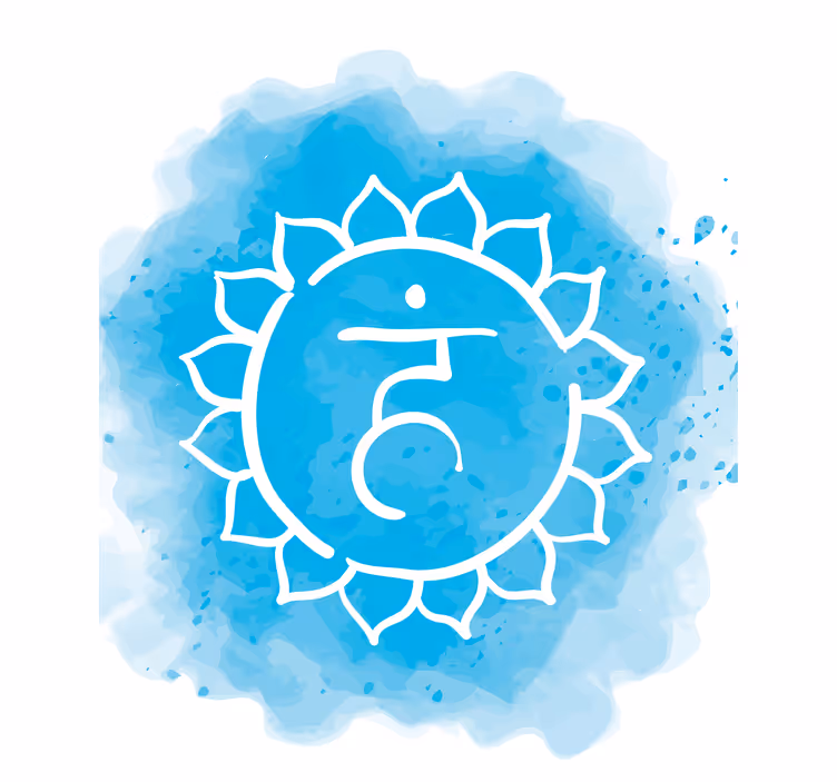 Rollo Zen Hals-chakra-symbol - TenStickers
