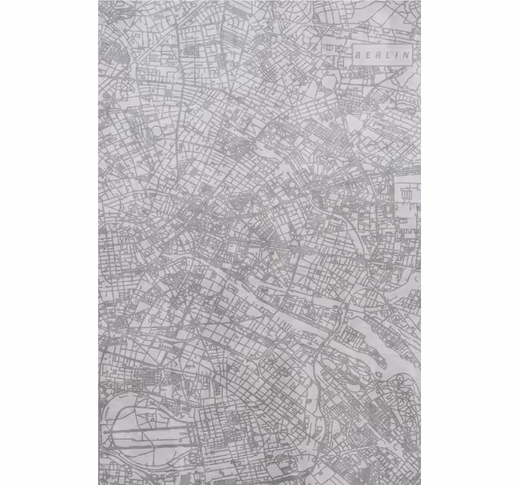 Rollo Fenster originell stadtplan-umriss - TenStickers