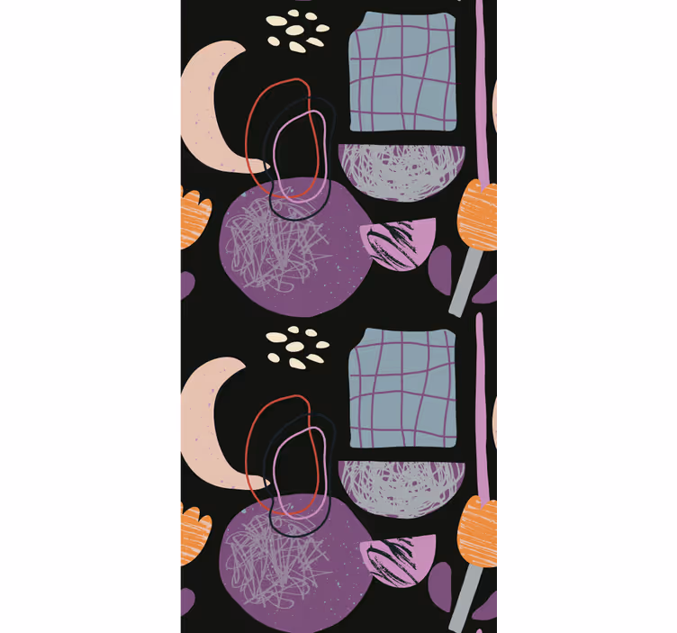 Fenster Rollo modern abstraktes formmuster - TenStickers