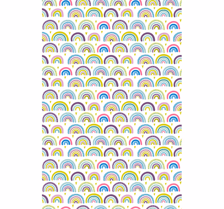 Rollo Fenster Spaß buntes regenbogenmuster - TenStickers