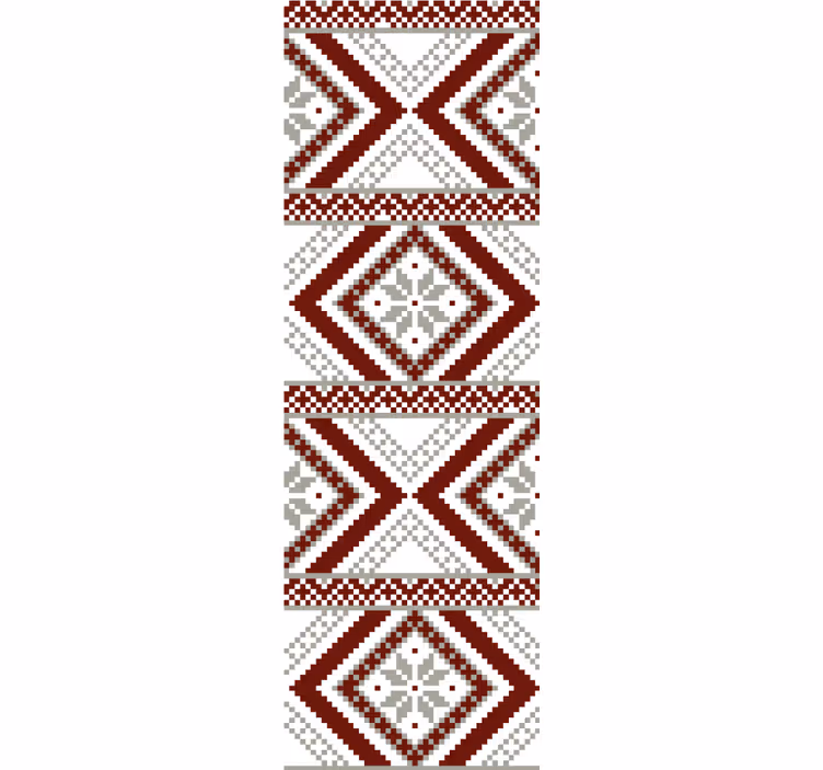 Rollo Fenster Muster geometrisches textilmuster - TenStickers