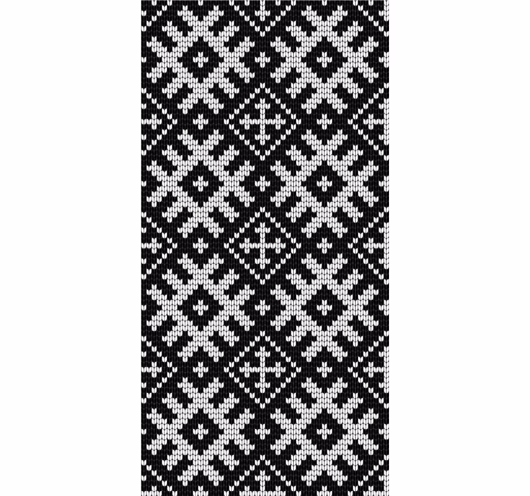 Rollo modern Wikinger verkettete quadrate Muster - TenStickers