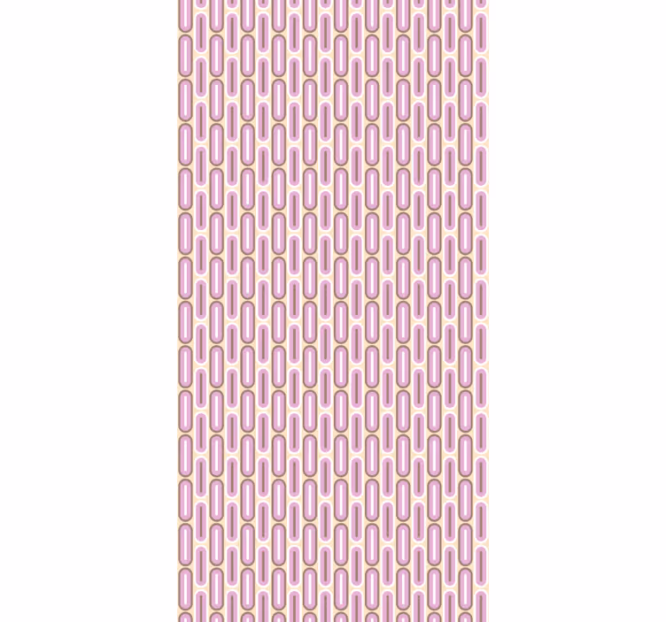 Mehr Vintage Rollo Fenster retro rosa bögen - TenStickers