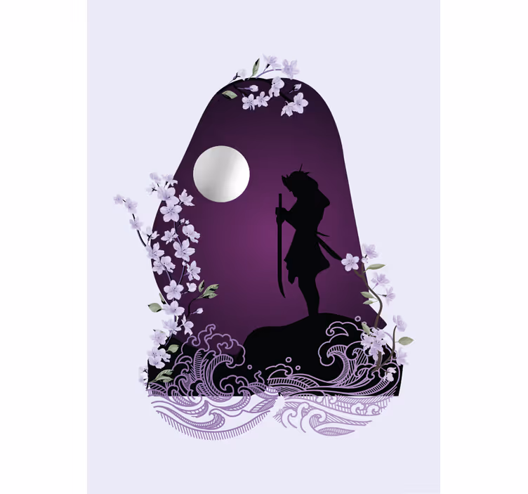 Origineller Rollo Violetter anime-charakter - TenStickers
