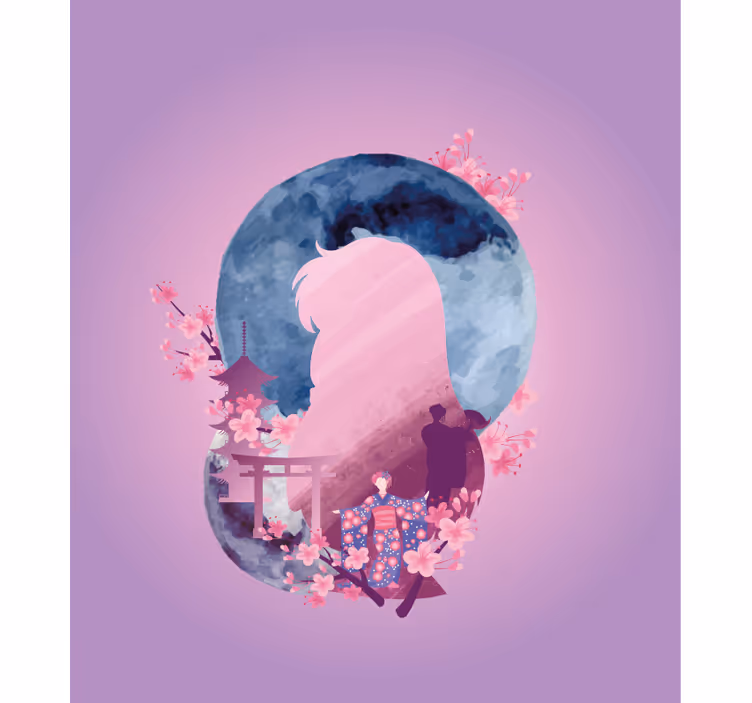 Origineller Rollo Japanische ansicht anime art - TenStickers