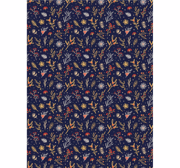 Rollo Fenster Blumen blumenmuster natur - TenStickers