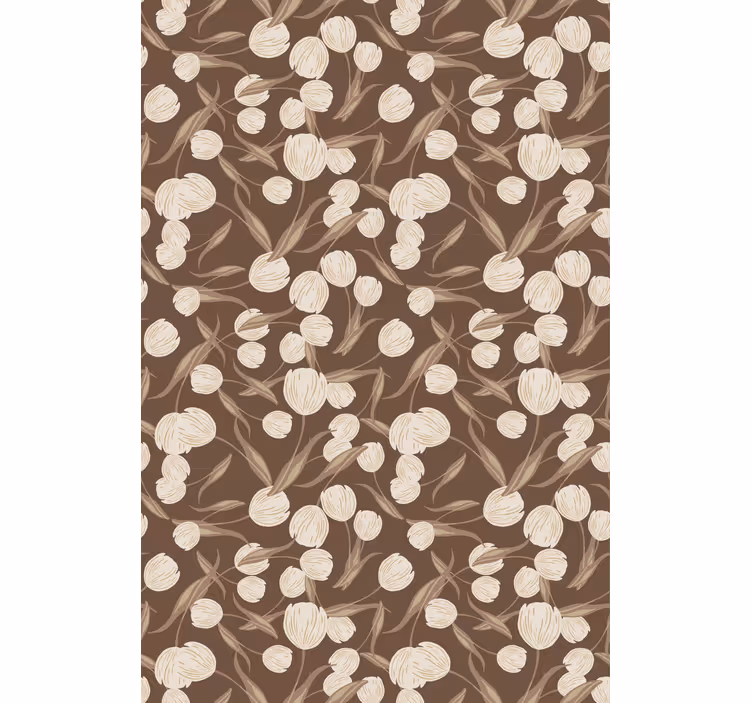 Rollo Fenster Blumen blumenmotiv - TenStickers