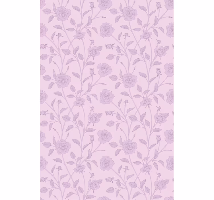 Rollo Fenster Blumen rosenblumenmuster - TenStickers