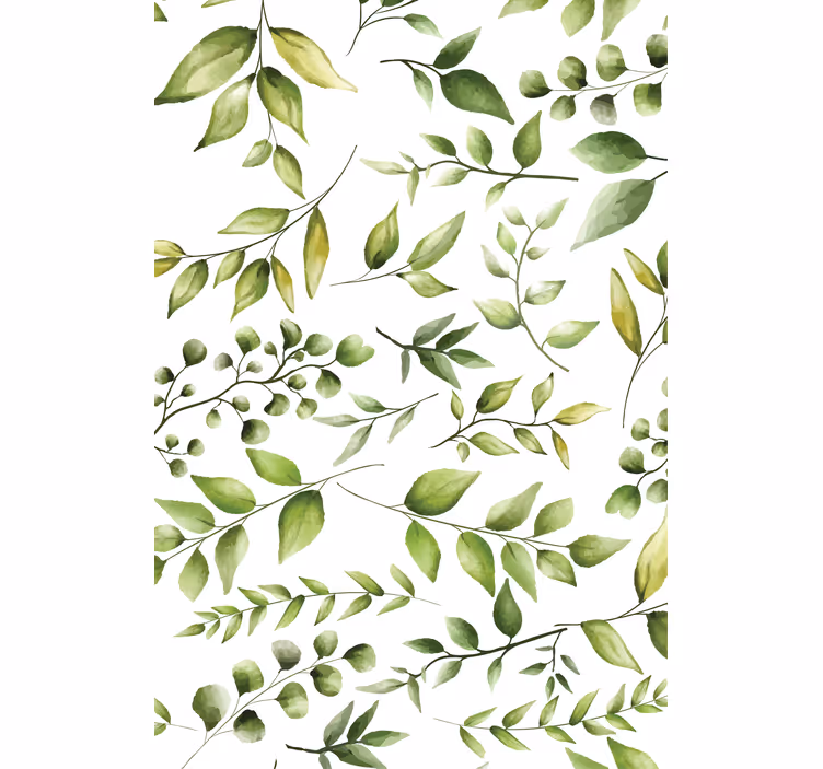 Rollo Blumen und Pflanzen Aquarell eukalyptusblätter - TenStickers