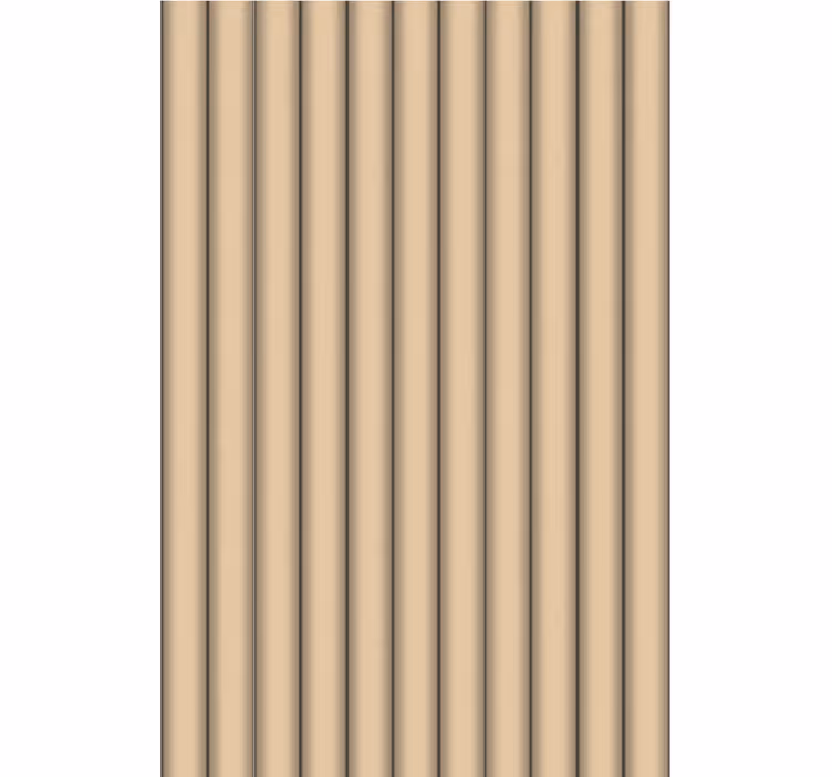 Rollo Fenster Muster beige vertikale lamellen - TenStickers