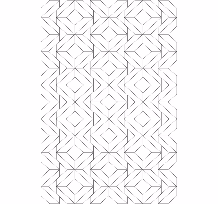 Fenster Rollo modern geometrische figurenblöcke - TenStickers