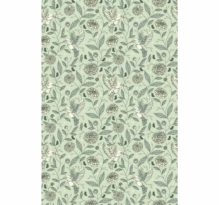 Rollo Fenster Blumen bezauberndes florales design - TenStickers