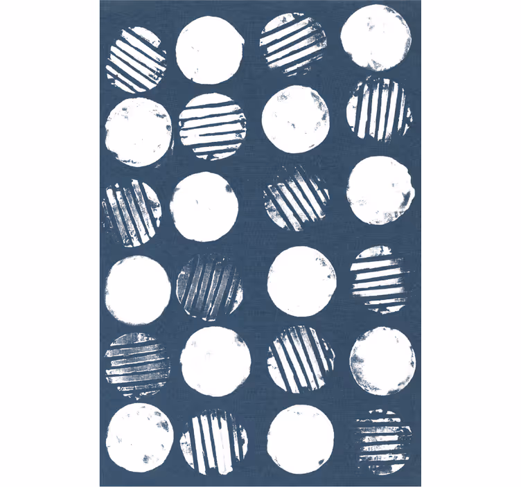Rollo fenster muster mit abstrakten kreismustern - TenStickers
