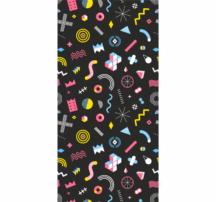 Rollo Fenster originell geometrisches pop-muster - TenStickers