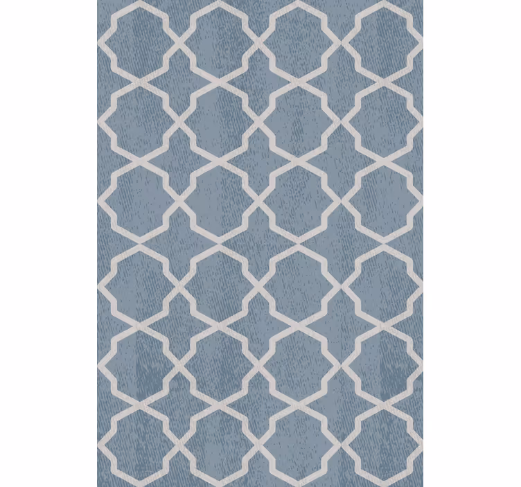 Rollo mit Blumen und Pflanzen Graues "hampton"-muster - TenStickers