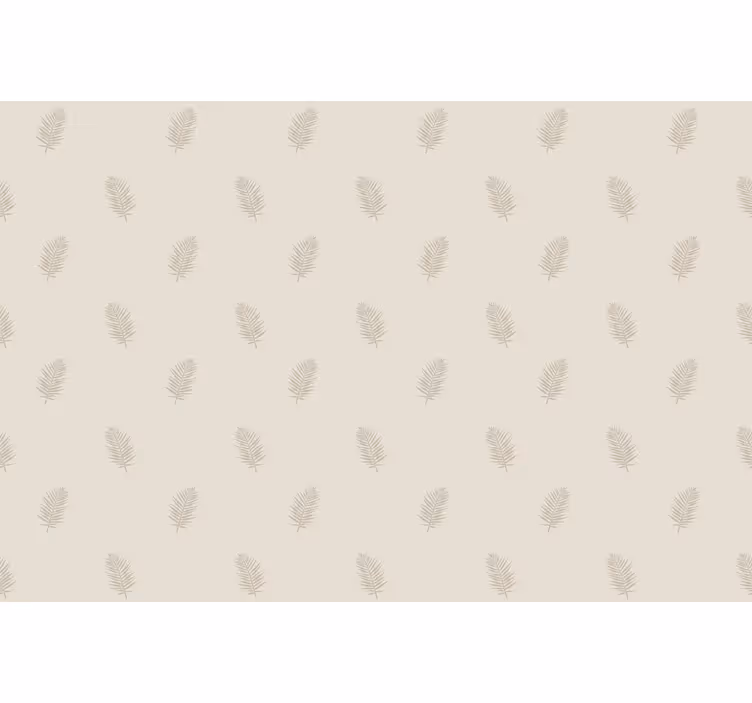 Rollo Fenster Blumen beiges blattmuster - TenStickers