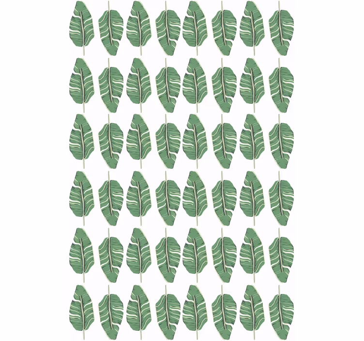 Rollo Fenster Blumen blattmustermotiv - TenStickers