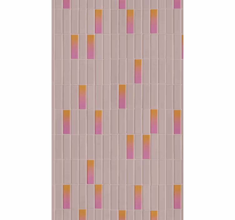 Rollo fenster muster gradient rosa verlauf - TenStickers