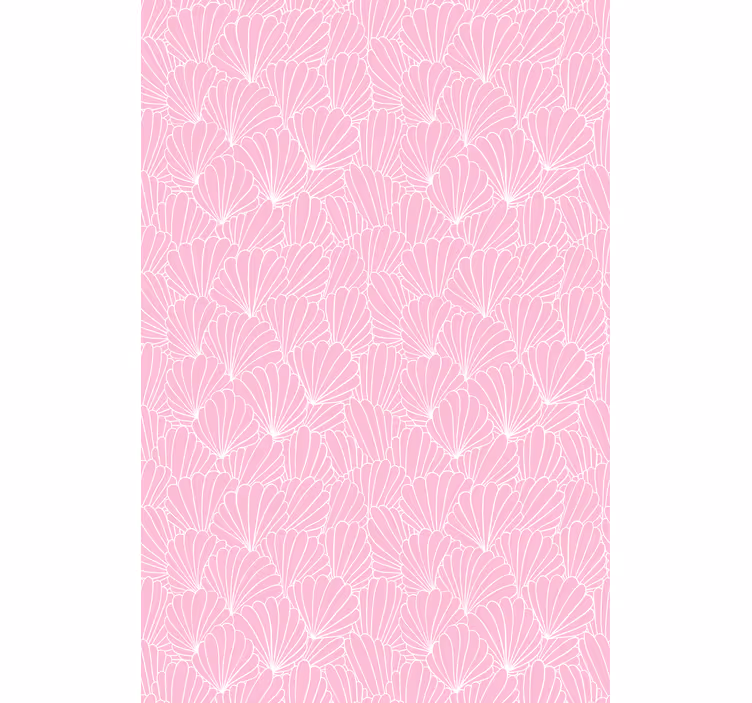 Rollo fenster weitere tiere im pinken muschel-muster - TenStickers
