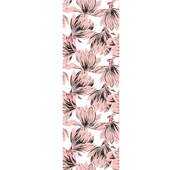 Rollo Fenster Blumen elegantes arrangement - TenStickers