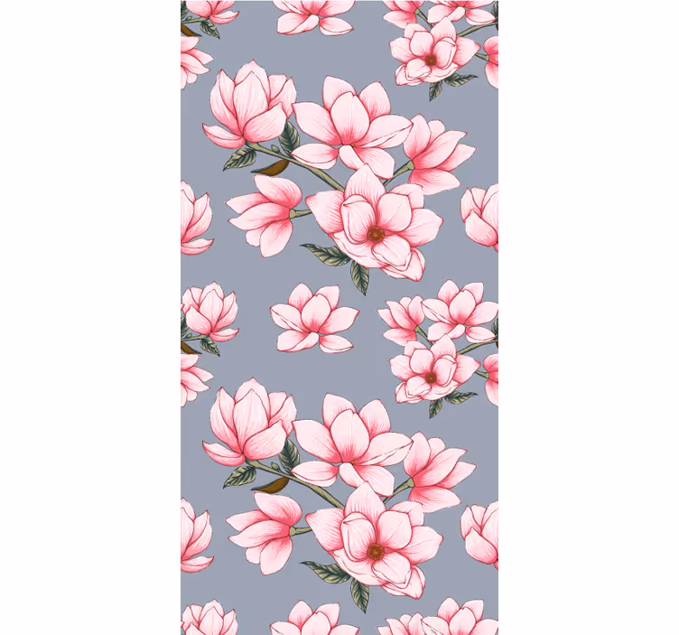 Rollo Fenster Blumen magnolienblütenmuster - TenStickers