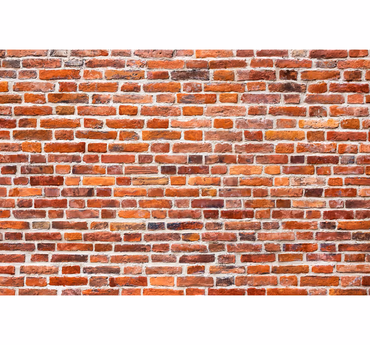 Rollo Fenster Muster rustikales ziegelmuster - TenStickers