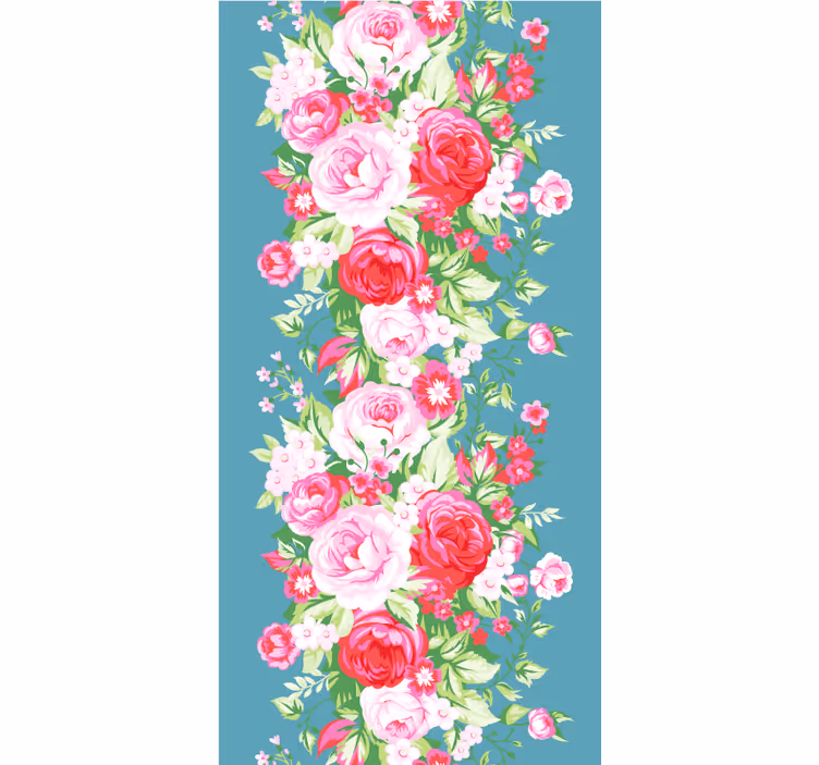 Rollo Fenster Blumen rosen und blüten - TenStickers