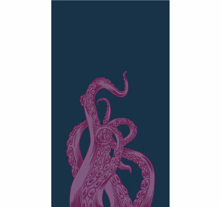 Rollo Fenster weitere Tiere oktopus-tentakel-design - TenStickers