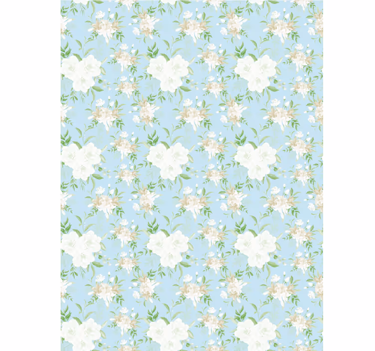 Rollo Fenster Blumen wilder grandmillenial-stil - TenStickers