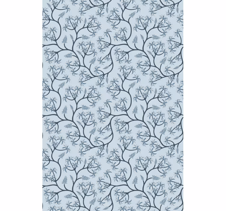 Rollo Fenster Blumen elegantes botanisches muster - TenStickers