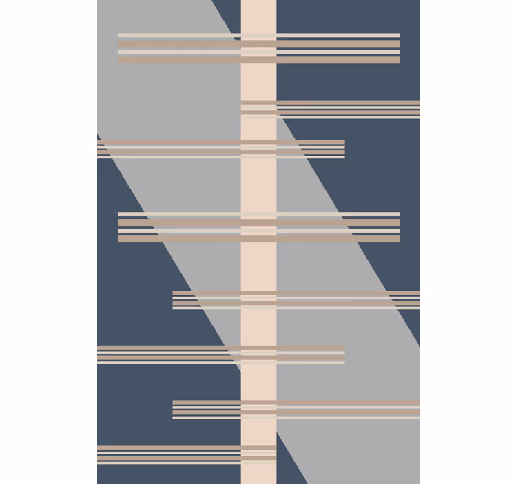 Fenster Rollo modern geometrisches linienthema - TenStickers