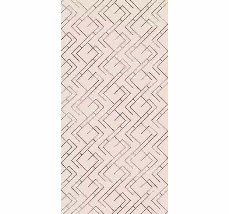 Fenster Rollo modern geometrisches linienmuster - TenStickers