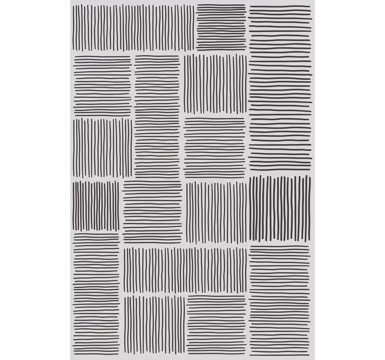 Rollo fenster muster gestreift schwarz grau - TenStickers